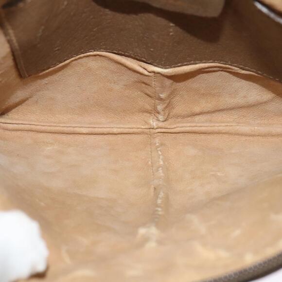 GUCCI GG Supreme Web Sherry Line Bag Pvc Beige Gold 904 02 047 - Picture 16 of 16